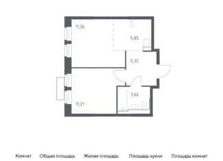Продается 2-ком. квартира, 37.3 м2, Красногорск