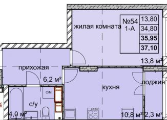 Продается однокомнатная квартира, 36 м2, Нижний Новгород, улица Дружаева, 30, метро Автозаводская