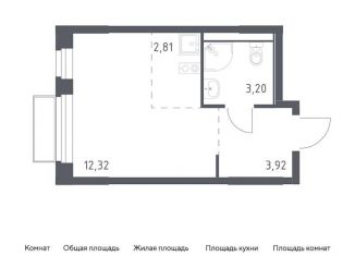 Продается квартира студия, 22.3 м2, Москва, жилой комплекс Квартал Марьино, к1