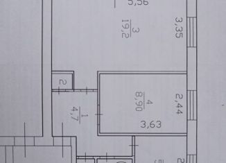 Продам двухкомнатную квартиру, 42.9 м2, село Павлово, улица Быкова, 13