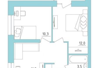 Продажа 3-комнатной квартиры, 48 м2, Петрозаводск, переулок Лермонтова