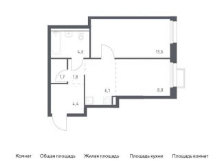 Продаю однокомнатную квартиру, 41 м2, Владивосток, улица Сабанеева, 1.1