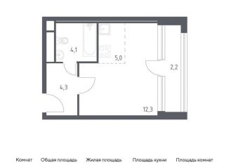 Продаю квартиру студию, 28.5 м2, Москва, СЗАО, 3-я Хорошёвская улица, 17А