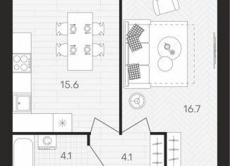 Продается 1-комнатная квартира, 40.5 м2, Брянская область, Выставочная улица