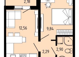 2-ком. квартира на продажу, 28.7 м2, село Фролы