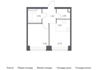 Продается 1-ком. квартира, 35.4 м2, Москва, жилой комплекс Нова, к2, ЗАО