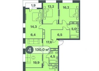 Продаю 4-комнатную квартиру, 130 м2, Красноярск, Кировский район