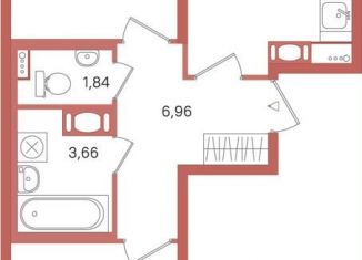 Продажа 2-ком. квартиры, 52.3 м2, Сертолово, ЖК Новое Сертолово