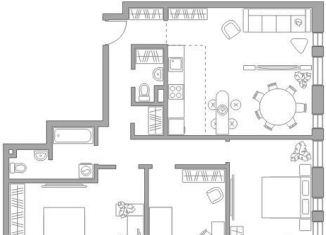 Продается 3-комнатная квартира, 94.4 м2, Москва, Южнопортовый район, Шарикоподшипниковская улица, 11с4