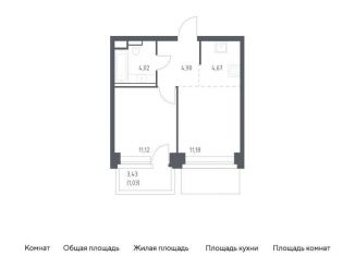 Продается 1-ком. квартира, 36.9 м2, Москва, метро Минская, жилой комплекс Нова, к2