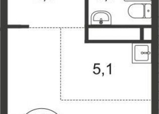 Продажа квартиры студии, 27.1 м2, Москва, 7-я фаза, к1