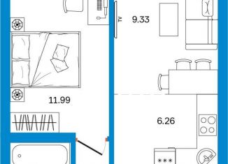 Продажа 1-комнатной квартиры, 38.4 м2, Уфа, Некрасовский переулок, 38