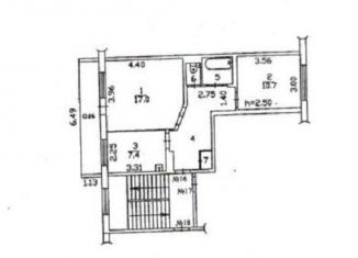 Продается 2-комнатная квартира, 48.6 м2, село Покровское, Юбилейная улица, 1