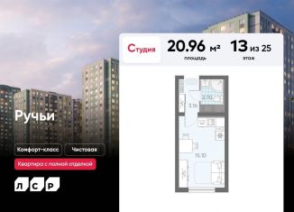 Продажа квартиры студии, 21 м2, Санкт-Петербург, метро Гражданский проспект