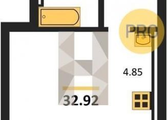 Продаю квартиру студию, 33 м2, Новосибирск, улица Зорге, 229/1