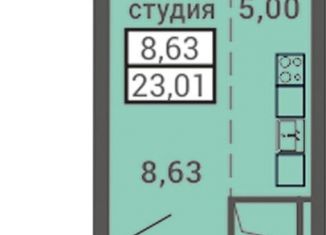 Продается квартира студия, 23.3 м2, Архангельск