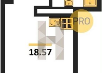 Продается квартира студия, 18.6 м2, Воронеж, Коминтерновский район, улица Славы, 7