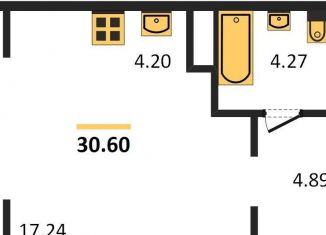 Продаю квартиру студию, 30.6 м2, Новосибирск, метро Заельцовская, Красногорская улица