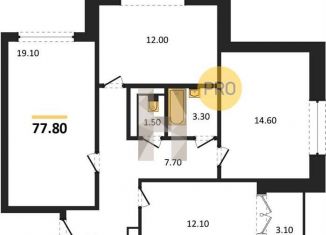 Продается 3-ком. квартира, 77.8 м2, Воронеж, Советский район