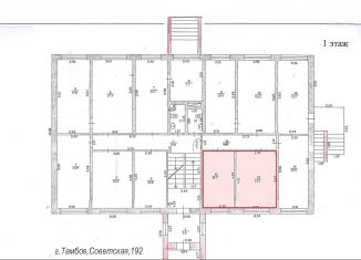 Сдам офис, 24 м2, Тамбовская область, Советская улица, 192