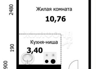 Квартира на продажу студия, 21.8 м2, Новосибирск, улица Виктора Уса, 9, Кировский район