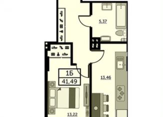 Продается 1-ком. квартира, 41.5 м2, Ростов-на-Дону, Кировский район, Красноармейская улица, 157В/83с2