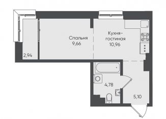 Продается однокомнатная квартира, 33.4 м2, Иркутск, Свердловский округ