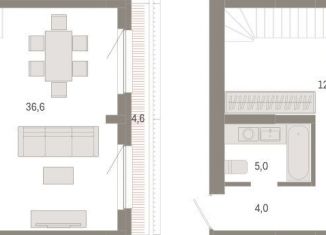 2-ком. квартира на продажу, 93.1 м2, Новосибирск, метро Октябрьская