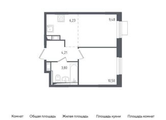 Продам 1-ком. квартиру, 34.2 м2, Московская область, жилой комплекс Пятницкие Луга, к1/1