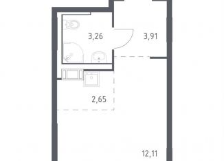 Продаю квартиру студию, 21.6 м2, Московская область