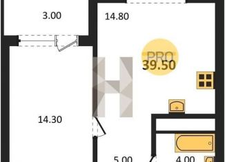 1-ком. квартира на продажу, 39.7 м2, Воронеж, Центральный район, Московский проспект, 132