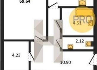 Продам 2-комнатную квартиру, 69.6 м2, Воронеж, улица Ворошилова, 1, Ленинский район