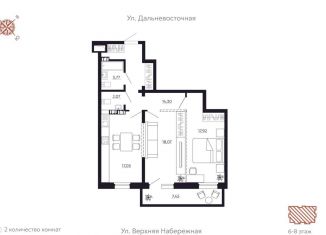 Продается двухкомнатная квартира, 75.7 м2, Иркутская область