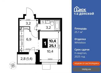 Продажа 1-комнатной квартиры, 25.1 м2, Московская область