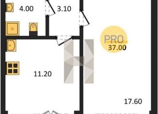 Продается однокомнатная квартира, 37 м2, Воронеж, Коминтерновский район, Покровская улица, 19