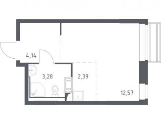 Продам квартиру студию, 22 м2, Московская область