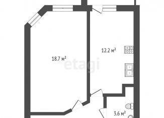 Продам 1-ком. квартиру, 42.3 м2, Тверь, Московский район, бульвар Гусева, 62