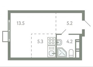 Квартира на продажу студия, 28.2 м2, Московская область, жилой комплекс Ново-Молоково, 13