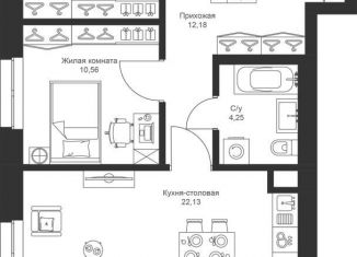 Продаю 2-комнатную квартиру, 67.3 м2, Татарстан, жилой комплекс Новый Свет, УБ-4