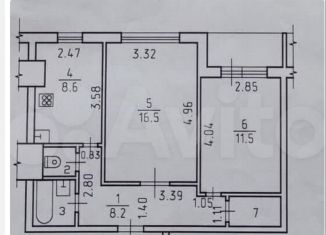 Продам двухкомнатную квартиру, 50 м2, Удмуртия, улица Холмогорова, 27