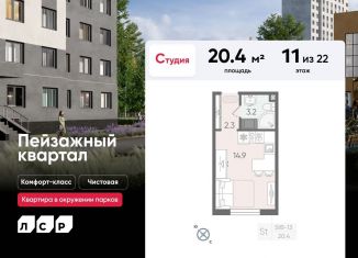 Продаю квартиру студию, 20.4 м2, Санкт-Петербург, метро Гражданский проспект