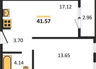 Продажа 1-ком. квартиры, 41.6 м2, Новосибирская область, улица Авиастроителей, 3/1