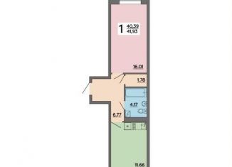 Продажа 1-комнатной квартиры, 41.9 м2, Воронеж, Советский район, Острогожская улица, 164