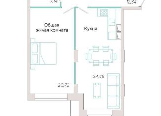 Продаю 1-комнатную квартиру, 64.7 м2, Самарская область