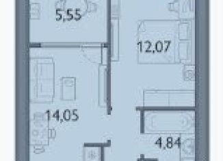 Продаю однокомнатную квартиру, 40.8 м2, посёлок Мичуринский