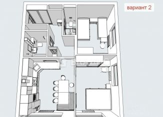 Продажа 2-ком. квартиры, 58 м2, Москва, ЖК Сиреневый парк, Тагильская улица, 4В