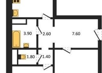 Продажа 2-комнатной квартиры, 65.6 м2, Воронежская область, улица Шишкова, 140Б/6