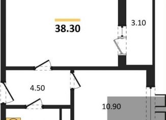 Продажа однокомнатной квартиры, 38.3 м2, Воронеж, улица Шишкова, 140Б/6, Центральный район