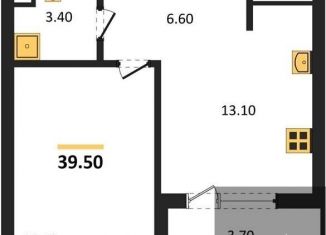 Продается 1-ком. квартира, 39.6 м2, Воронеж, Железнодорожный район