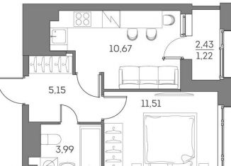 Продажа 1-ком. квартиры, 32.5 м2, Москва, метро Стахановская, Рязанский проспект, 2с27